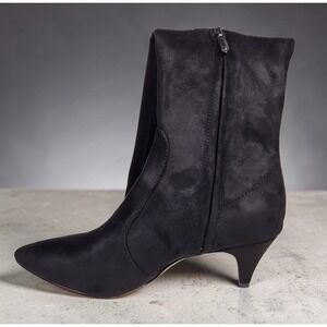 Sam Edelman Kristie Black Stretch Knee Boots Womens 8M Pointed Toe